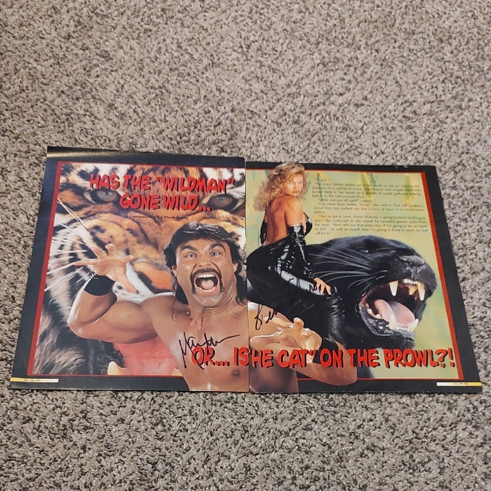 Marc Mero And Rena Mero Signed Photos